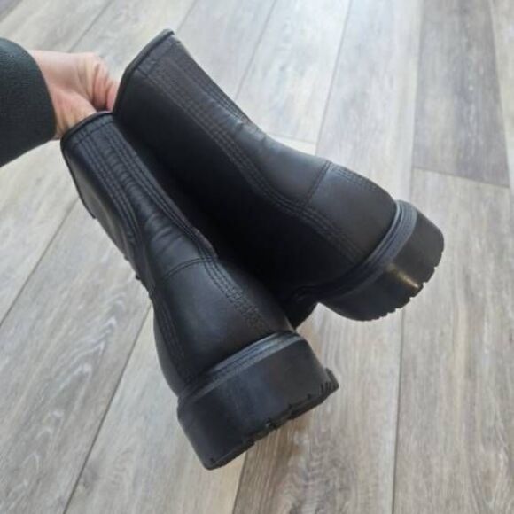 New Redwing 4473 Red Wing steel toe black work boots logger firefighter 8.5 mens - Picture 11 of 15